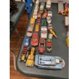 VARIOUS VINTAGE DIECAST CARS AND VANS