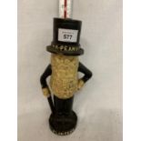 A CAST 'MR PEANUT' MONEY BOX