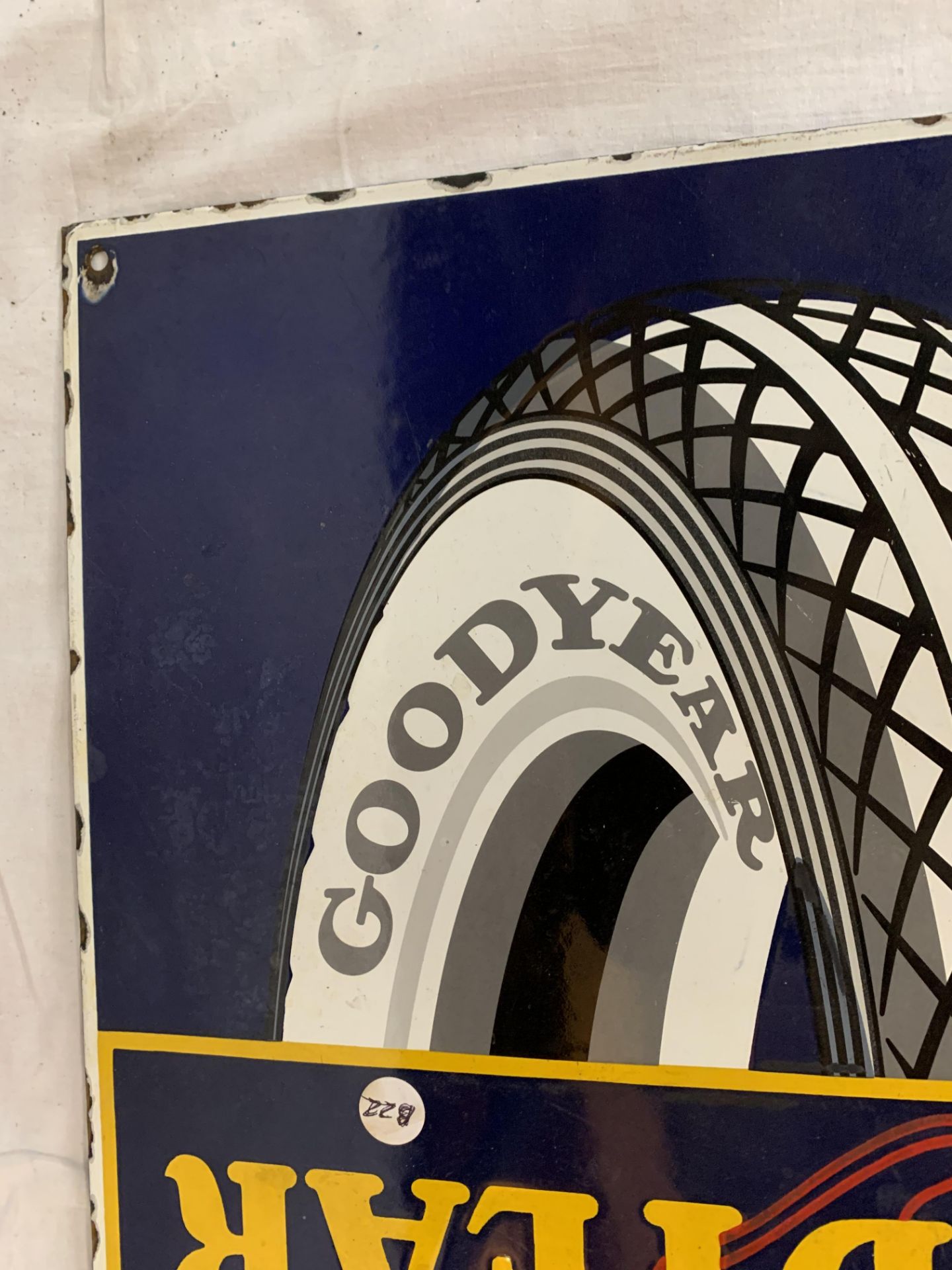 A 'GOODYEAR' ENAMEL SIGN 60CM X 40CM - Image 4 of 6