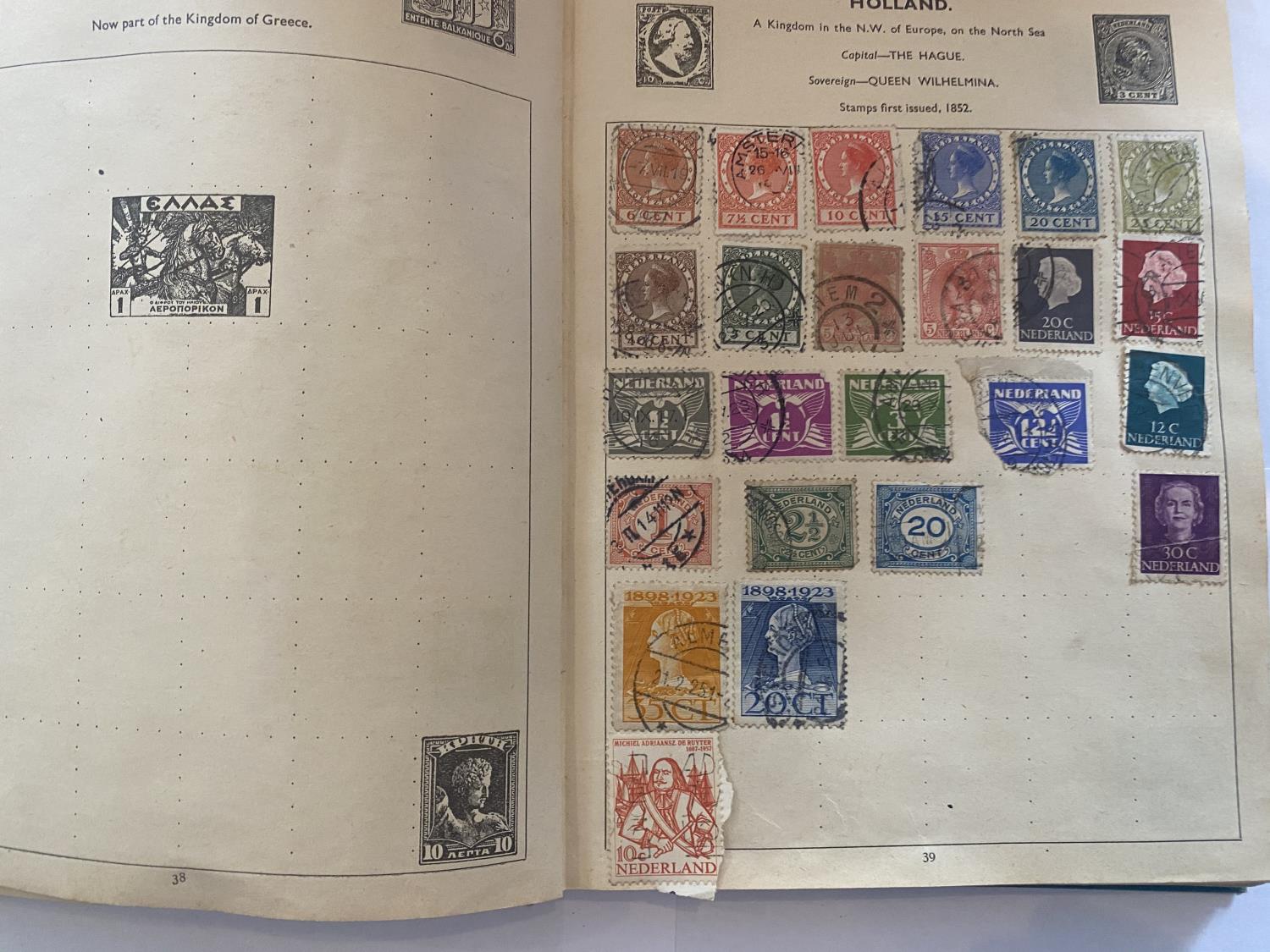 A STAMP ALBUM AND CONTENTS - Image 8 of 10