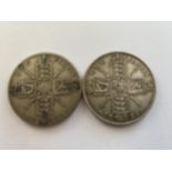 TWO FLORINS - 1921 & 1923