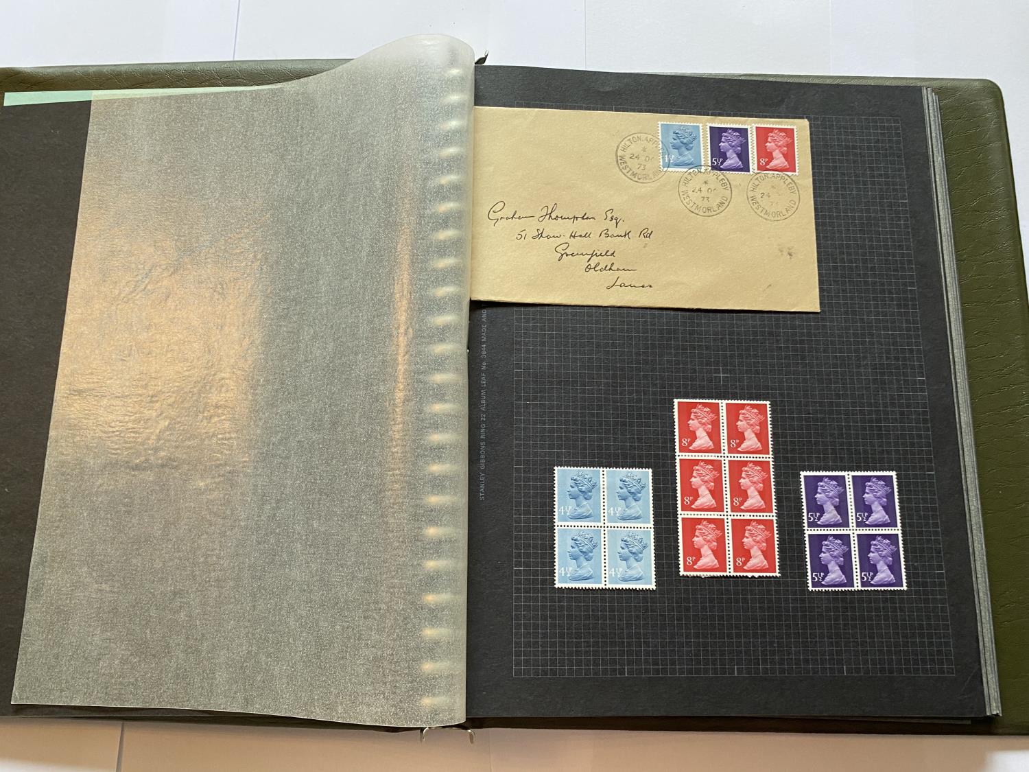 A TWO VOLUME COLLECTION OF GREAT BRITAIN , ALL QE11 . THE VOLUMES CONTAIN U/M BLOCKS , FDC?S PLUS - Image 2 of 14