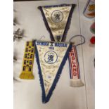 SPORTING MEMORABILIA INCLUDING TWO IFK GOTEBORG PENDANTS