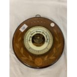 A CIRCULAR INLAID BAROMETER