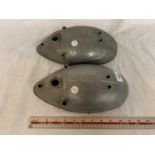 TWO METAL BSA MOTORBIKE PARTS