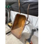 A HEAVY DUTY WHEELBARROW