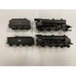 TWO OO GAUGE BR LIVERY LOCOMOTIVES AND TENDERS