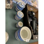 FOUR ITEMS OF T G GREEN & CO LTD ENGALND CORNISH KITCHEN WARE (SOME ITEMS A/F SEE PICTURES)