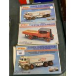 THREE BOXED KEIL KRAFT MODEL WAGON KITS