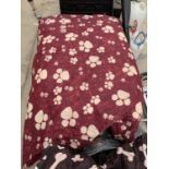 FOUR NEW X LARGE DOG BEDS WITH VARIOUS DESIGNS 145CM X 95CM