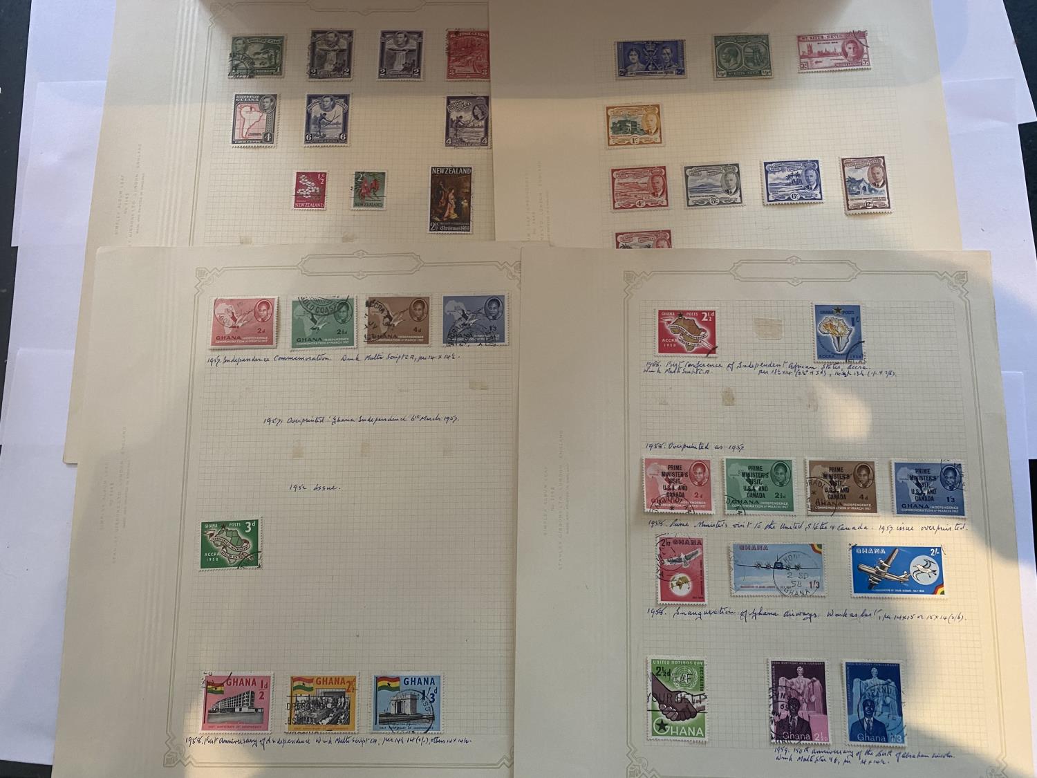 TWENTY PAGES OF STAMPS AND VARIOUS LOOSE STAMPS - Image 7 of 8