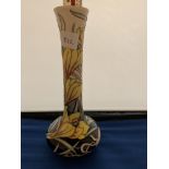 A MOORCROFT LIMITED EDITION GOLDEN GLEE VASE 16/40 8 INCHES TALL