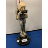 ART DECO STYLE RESIN FIGURE A/F 27 CM