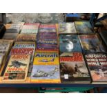 A LARGE COLLECTION OF AIRCRAFT AND WEAPON RELATED BOOKS AND MAGAZINES