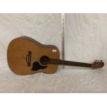 TWO ACCOUSTIC GUITARS TO INCLUDE A CRAFTER ACCOUSTIC GUITAR AND AN ELEVATION ACOUSTIC GUITAR