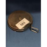 VINTAGE JOHN RABONE & SONS METAL TAPE MEASURE 33 FEET