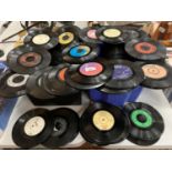 A LARGE QUANTITY OF 60'S, 70'S, AND 80'S SINGLES