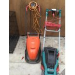 A FLYMO COMPACT 330 AND A BOSCH LAWNMOWER (NO BOX) BOTH IN WORKING ORDER.
