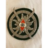 A HITLER YOUTH SKI BADGE