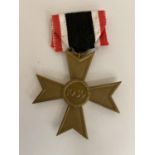 A GERMAN 1939 MERIT CROSS WITH RIBBON