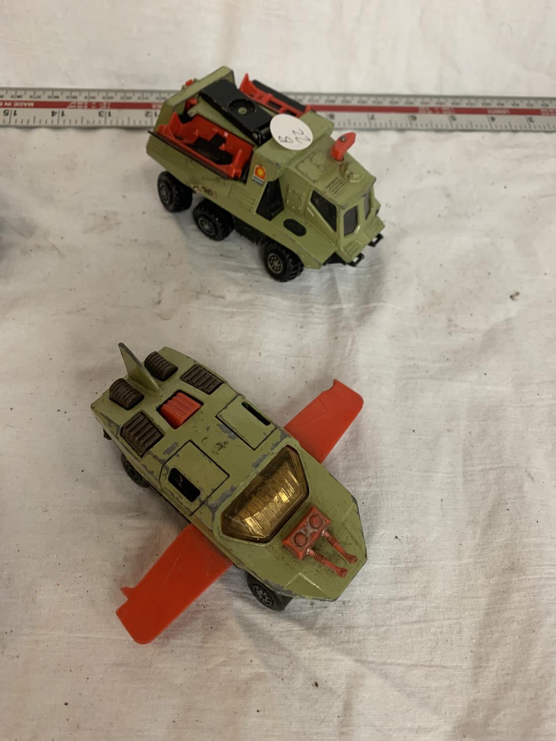 FOUR VINTAGE CORGI AND DINKY CARS - Image 3 of 3