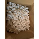 A VERY LARGE QUANTITY OF WHITE CERAMIC THIMBLES