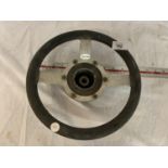 A VINTAGE ASTRALI STEERING WHEEL