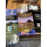 VARIOUS RYDER CUP GOLF BOOKS