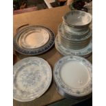 VARIOUS CERAMIC AND CHINA BOWLS, PLATES, DISHES ETC