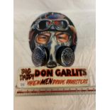 A 'BIG DADDY DON GARLITS WHEN MEN DROVE DRAGSTERS METAL SIGN