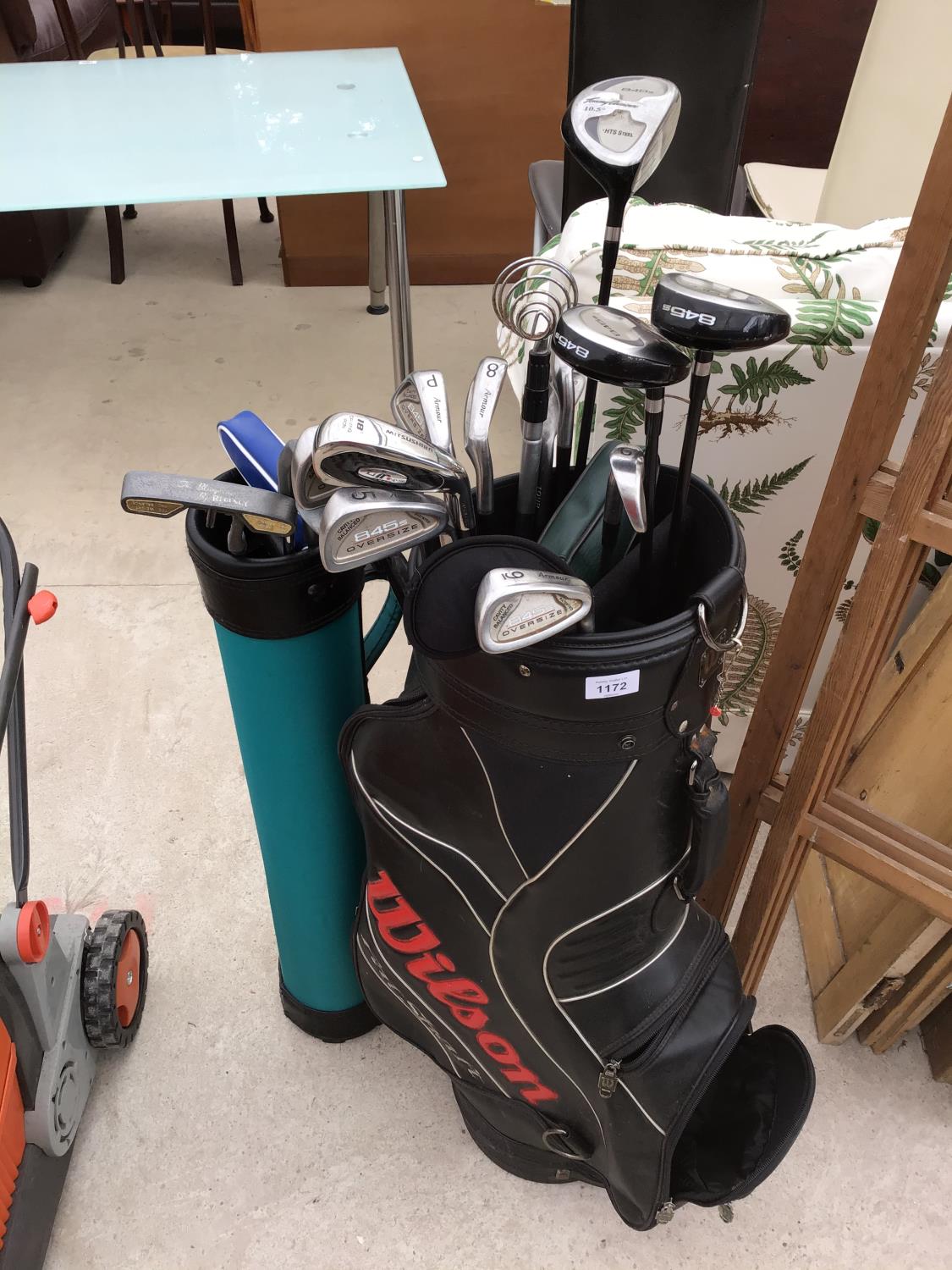 A SET OF GOLF CLUBS IN A WILSON BAG AND A FURTHER BAG - Image 3 of 3