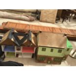 TWO VINTAGE DOLLS HOUSES