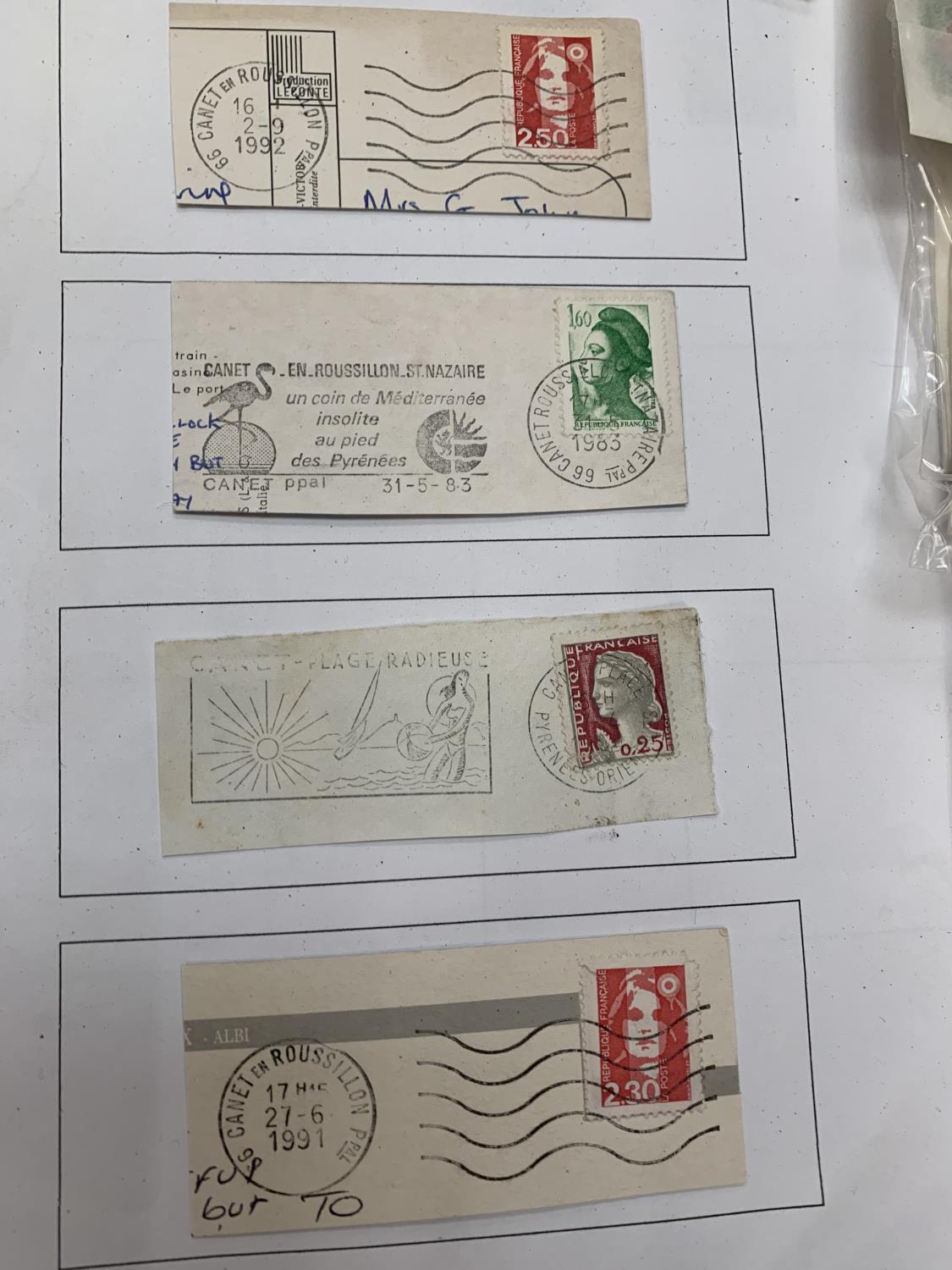 A LARGE COLLECTION OF STAMPS FROM AROUND THE WORLD AND FOUR EMPTY ALBUMS - Image 2 of 8