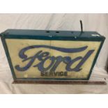 A 'FORD' ILLUMINATED LIGHT BOX SIGN