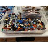 A LARGE QUANTITY OF LEGO PIECES