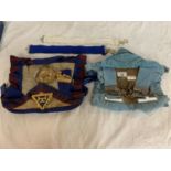 TWO MASONIC ITEMS AND VARIOUS PICTURES