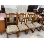 FOUR OAK DINING CHAIRS