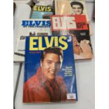FIVE ELVIS BOOKS TO INCLUDE ELVIS SPECIAL 1973, ELVIS BY THE PRESLEYS