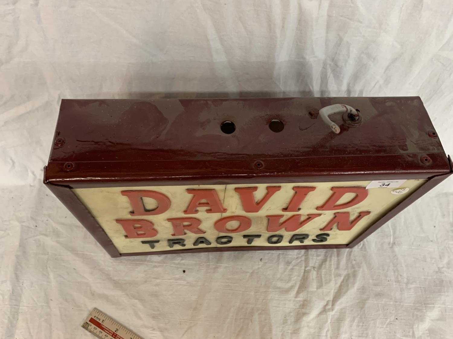 A 'DAVID BROWN TRACTORS' ILLUMINATED LIGHT BOX SIGN - Image 5 of 6