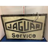 A JAGUAR SERVICE ILLUMINATED LIGHT BOX SIGN