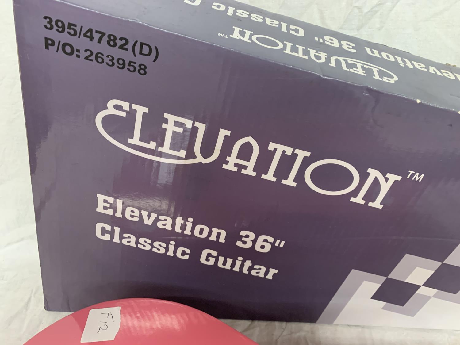 A NEW AND BOXED PINK ELEVATION 36 INCH CLASSIC GUITAR - Image 4 of 4