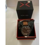 AN AS NEW AND BOXED KONXIDO WRISTWATCH