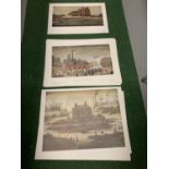 TWENTY ONE LOWRY PRINTS TO INCLUDE 10 OF THE ACCIDENT, 10 OF AN ISLAND AND ONE LONELY HOUSE