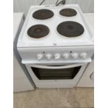 AN INDESIT ELECTRIC OVEN WITH FOUR RING HOB, DIRECT WIRED, UNABLE TO TEST
