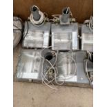FOUR FITZGERALD INDUSTRIAL SODIUM FLOODLIGHTS - IN WORKING ORDER