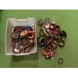 A LARGE QUANTITY OF COSTUME JEWELLERY