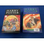 TWO HARRY POTTER BOOKS 'HARRY POTTER AND THE DEATHLY HALLOWS' AND 'HARRY POTTER AND THE FIRST