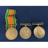 THREE WW2 MEDALS