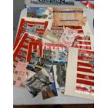 A COLLECTION OF STAMPS AND POSTCARDS