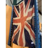 A LARGE VINTAGE UNION JACK FLAG